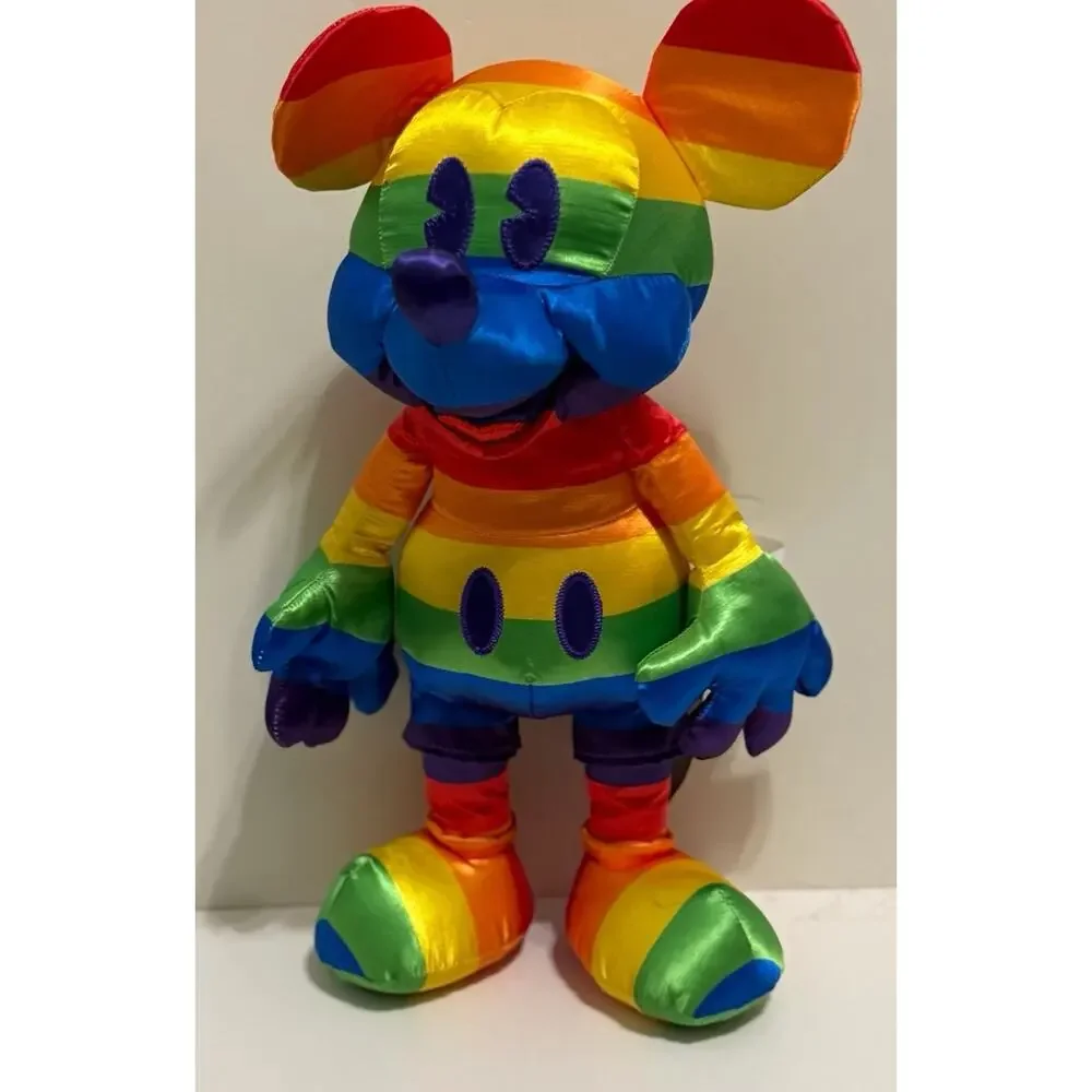 2020 Disney Rainbow Collection Micke & Minnie Plush Bundle